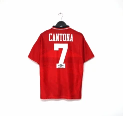 1994/96 CANTONA #7 Manchester United Vintage Umbro Football Shirt (M)(1994 96 Cantona 7 Manchester United Vintage Umbro Football Shirt M)