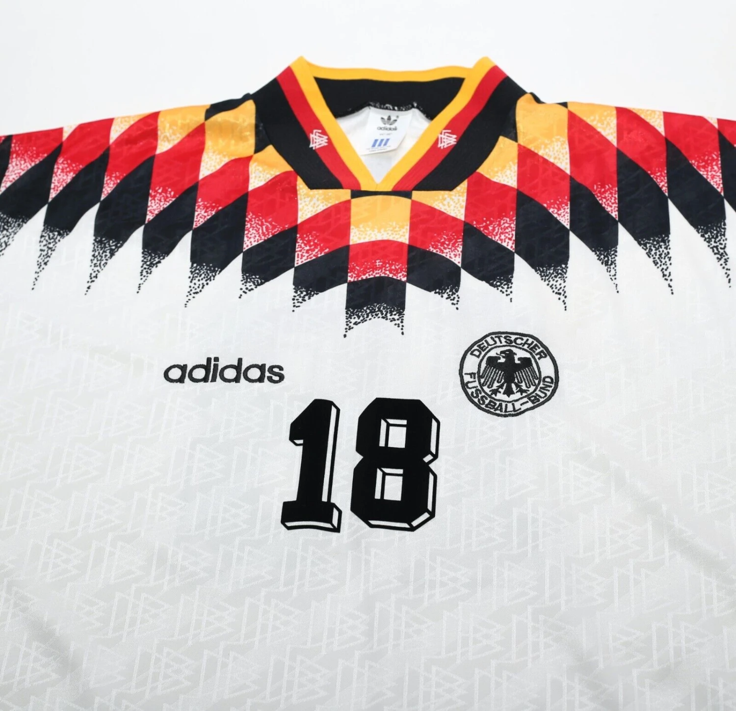 1994/96 KLINSMANN #18 Germany Vintage adidas Home Football Shirt (XL) USA 94(1994 96 klinsmann 18 germany vintage adidas home football shirt xl usa 94) 1994/96 KLINSMANN #18 Germany Vintage Adidas Home Football Shirt (XL) USA 94(1994 96 Klinsmann 18 Germany Vintage Adidas Home Football Shirt Xl Usa 94) -Football Shirt Collective 1994 96 klinsmann 18 germany vintage adidas home football shirt xl usa 94 41142772793591