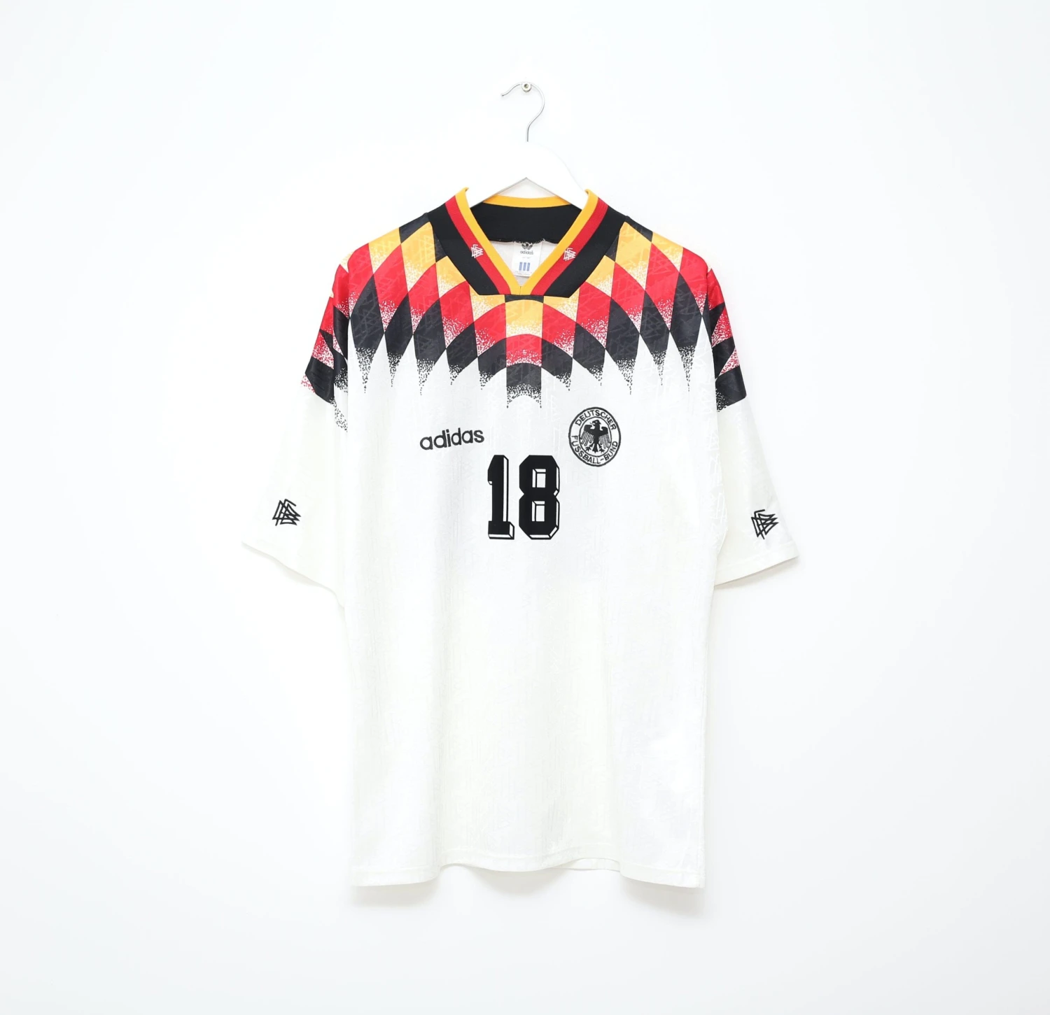 1994/96 KLINSMANN #18 Germany Vintage adidas Home Football Shirt (XL) USA 94(1994 96 klinsmann 18 germany vintage adidas home football shirt xl usa 94) 1994/96 KLINSMANN #18 Germany Vintage Adidas Home Football Shirt (XL) USA 94(1994 96 Klinsmann 18 Germany Vintage Adidas Home Football Shirt Xl Usa 94) -Football Shirt Collective 1994 96 klinsmann 18 germany vintage adidas home football shirt xl usa 94 41144608653559 scaled