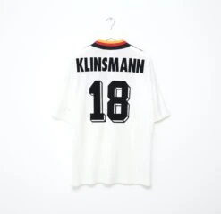 1994/96 KLINSMANN #18 Germany Vintage Adidas Home Football Shirt (XL) USA 94(1994 96 Klinsmann 18 Germany Vintage Adidas Home Football Shirt Xl Usa 94)