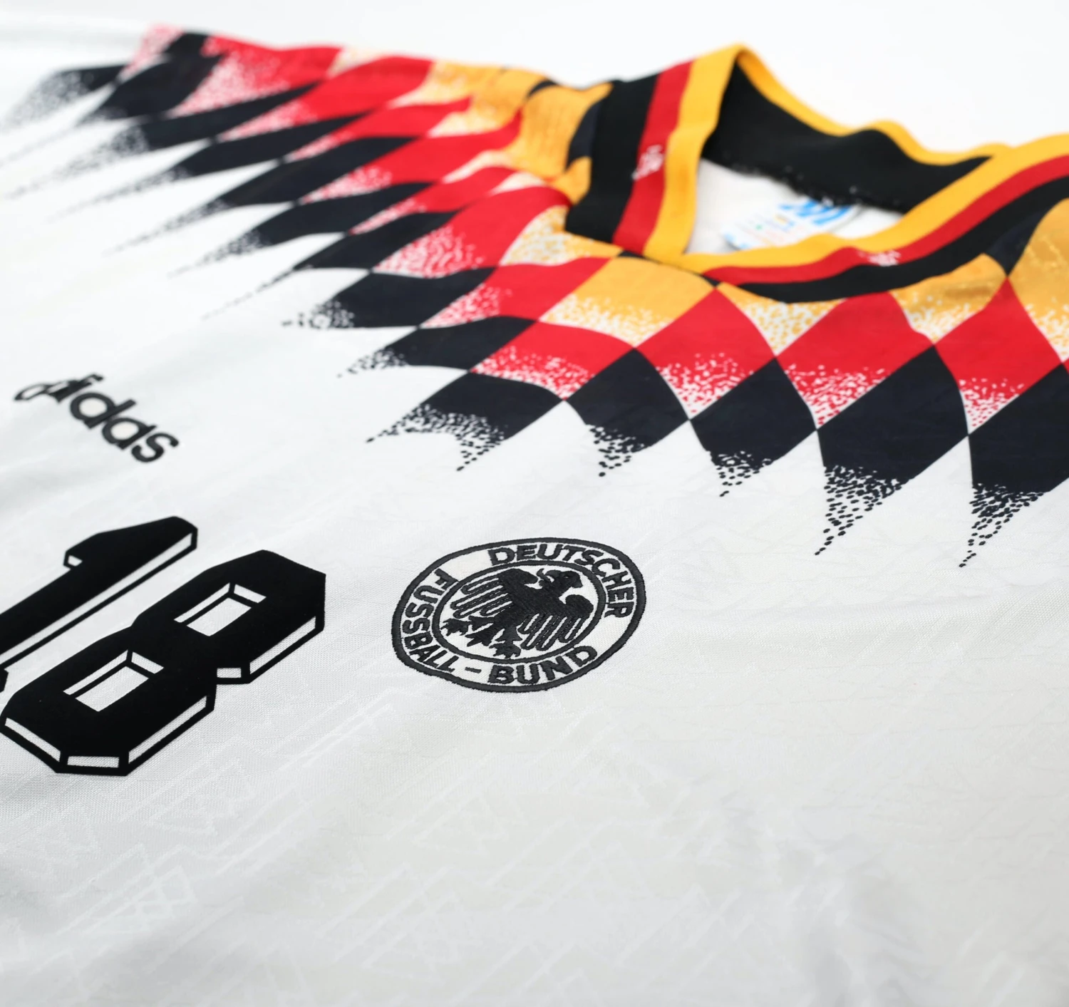 1994/96 Klinsmann #18 Germany Vintage adidas Home Football Shirt (XL) USA 94(1994 96 klinsmann 18 germany vintage adidas home football shirt xl usa 95) 1994/96 Klinsmann #18 Germany Vintage Adidas Home Football Shirt (XL) USA 94(1994 96 Klinsmann 18 Germany Vintage Adidas Home Football Shirt Xl Usa 95) -Football Shirt Collective 1994 96 klinsmann 18 germany vintage adidas home football shirt xl usa 94 72476588704118 scaled
