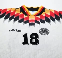 1994/96 Klinsmann #18 Germany Vintage Adidas Home Football Shirt (XL) USA 94(1994 96 Klinsmann 18 Germany Vintage Adidas Home Football Shirt Xl Usa 95) 4 1994/96 Klinsmann #18 Germany Vintage Adidas Home Football Shirt (XL) USA 94(1994 96 Klinsmann 18 Germany Vintage Adidas Home Football Shirt Xl Usa 95) -Football Shirt Collective 1994 96 klinsmann 18 germany vintage adidas home football shirt xl usa 94 72476589621622