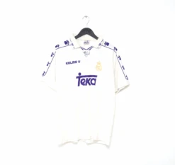 1994/96 Real Madrid Vintage Kelme Home Football Shirt (XL)(1994 96 Real Madrid Vintage Kelme Home Football Shirt Xl)