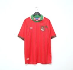 Football Shirt Collective -Football Shirt Collective 1994 96 rush 9 wales vintage umbro home football shirt jersey l xl 39962893615351