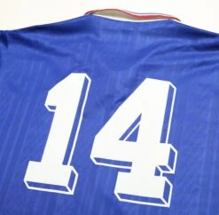 1994/96 ZIDANE #14 France Vintage Adidas Home Football Shirt Jersey (L)(1994 96 Zidane 14 France Vintage Adidas Home Football Shirt Jersey L) -Football Shirt Collective 1994 96 zidane 14 france vintage adidas home football shirt jersey l 39813397315831