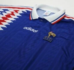1994/96 ZIDANE #14 France Vintage Adidas Home Football Shirt (L)(1994 96 Zidane 14 France Vintage Adidas Home Football Shirt L) -Football Shirt Collective 1994 96 zidane 14 france vintage adidas home football shirt l 1131003209