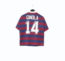 1995/96 Ginola #14 Newcastle United Vintage Adidas Away Football Shirt (M)(1995 96 Ginola 14 Newcastle United Vintage Adidas Away Football Shirt M 1)