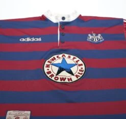 1995/96 Ginola #14 Newcastle United Vintage Adidas Away Football Shirt (M)(1995 96 Ginola 14 Newcastle United Vintage Adidas Away Football Shirt M 1) -Football Shirt Collective 1995 96 ginola 14 newcastle united vintage adidas away football shirt m 43485197893879
