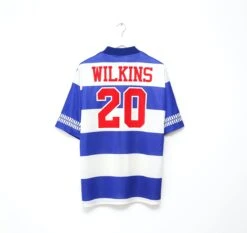 1995/96 WILKINS #20 QPR Vintage View From Home Football Shirt Jersey (L)(1995 96 Wilkins 20 Qpr Vintage View From Home Football Shirt Jersey L 1)