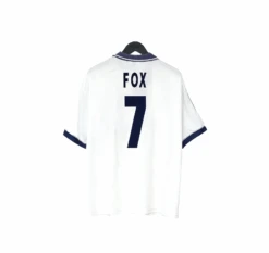 1995/97 Fox #7 Tottenham Hotspur Vintage PONY Home Football Shirt (L)(1995 97 Fox 7 Tottenham Hotspur Vintage Pony Home Football Shirt L)