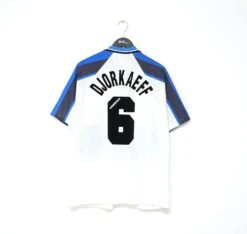 1996/97 DJORAEFF #6 Inter Milan Vintage Umbro Away Football Away Shirt (XL)(1996 97 Djoraeff 6 Inter Milan Vintage Umbro Away Football Away Shirt Xl)