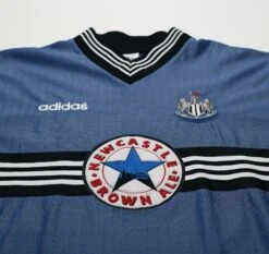 1996/97 GINOLA #14 Newcastle United Vintage Adidas Away Football Shirt (L/XL)(1996 97 Ginola 14 Newcastle United Vintage Adidas Away Football Shirt L Xl) -Football Shirt Collective 1996 97 ginola 14 newcastle united vintage adidas away football shirt l xl 1154840511