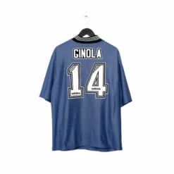 1996/97 GINOLA #14 Newcastle United Vintage Adidas Away Football Shirt (L/XL)(1996 97 Ginola 14 Newcastle United Vintage Adidas Away Football Shirt L Xl)