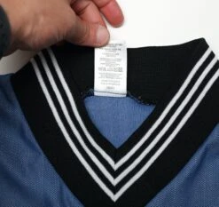 1996/97 Ginola #14 Newcastle United Vintage Adidas Away Football Shirt (M/L)(1996 97 Ginola 14 Newcastle United Vintage Adidas Away Football Shirt L) -Football Shirt Collective 1996 97 ginola 14 newcastle united vintage adidas away football shirt m l 43485236953335