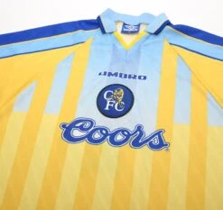 1996/97 GULLIT #4 Chelsea Vintage Umbro Away Football Shirt (XL)(1996 97 Gullit 4 Chelsea Vintage Umbro Away Football Shirt Xl) 2 1996/97 GULLIT #4 Chelsea Vintage Umbro Away Football Shirt (XL)(1996 97 Gullit 4 Chelsea Vintage Umbro Away Football Shirt Xl) -Football Shirt Collective 1996 97 gullit 4 chelsea vintage umbro away football shirt xl 1171895316