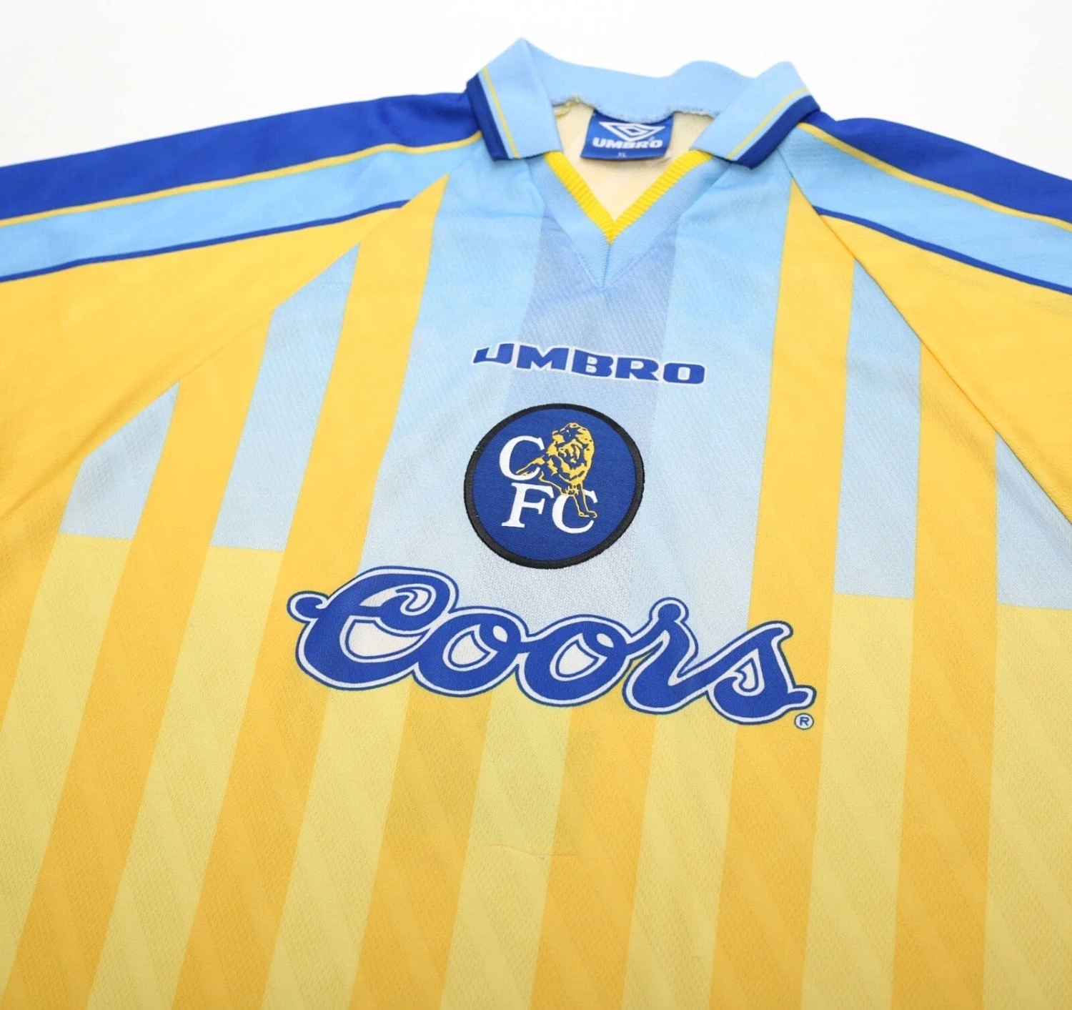 1996/97 GULLIT #4 Chelsea Vintage Umbro Away Football Shirt (XL)(1996 97 gullit 4 chelsea vintage umbro away football shirt xl) 1996/97 GULLIT #4 Chelsea Vintage Umbro Away Football Shirt (XL)(1996 97 Gullit 4 Chelsea Vintage Umbro Away Football Shirt Xl) -Football Shirt Collective 1996 97 gullit 4 chelsea vintage umbro away football shirt xl 1171895316