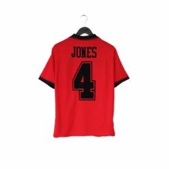 1996/97 JONES #4 Wimbledon Vintage Lotto Third Football Shirt (M)(1996 97 Jones 4 Wimbledon Vintage Lotto Third Football Shirt M)