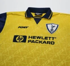 1995/97 SHERINGHAM #10 Tottenham Hotspur Vintage PONY Away Football Shirt (M)(1996 97 Sheringham 10 Tottenham Hotspur Vintage Pony Away Football Shirt M) -Football Shirt Collective 1996 97 sheringham 10 tottenham hotspur vintage pony away football shirt m 42337724727543