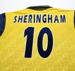 1995/97 SHERINGHAM #10 Tottenham Hotspur Vintage PONY Away Football Shirt (M)(1996 97 Sheringham 10 Tottenham Hotspur Vintage Pony Away Football Shirt M) -Football Shirt Collective 1996 97 sheringham 10 tottenham hotspur vintage pony away football shirt m 42337724858615