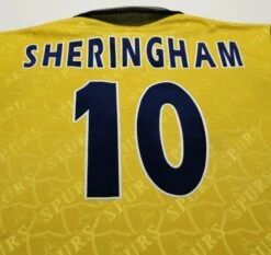 1995/97 SHERINGHAM #10 Tottenham Hotspur Vintage PONY Away Football Shirt (M)(1996 97 Sheringham 10 Tottenham Hotspur Vintage Pony Away Football Shirt M) -Football Shirt Collective 1996 97 sheringham 10 tottenham hotspur vintage pony away football shirt m 42337724891383