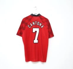 1996/98 CANTONA #7 Manchester United Vintage Umbro Home Football Shirt (XL)(1996 98 Cantona 7 Manchester United Vintage Umbro Home Football Shirt Xl)