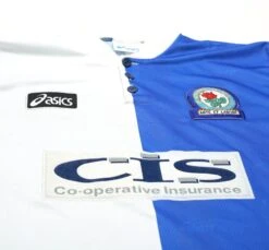 1996/98 DUFF #25 Blackburn Rovers Vintage ASICS Home Football Shirt (L)(1996 98 Duff 25 Blackburn Rovers Vintage Asics Home Football Shirt L) -Football Shirt Collective 1996 98 duff 25 blackburn rovers vintage asics home football shirt l 40354192785655