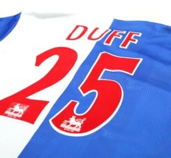 1996/98 DUFF #25 Blackburn Rovers Vintage ASICS Home Football Shirt (L)(1996 98 Duff 25 Blackburn Rovers Vintage Asics Home Football Shirt L) -Football Shirt Collective 1996 98 duff 25 blackburn rovers vintage asics home football shirt l 40354192982263