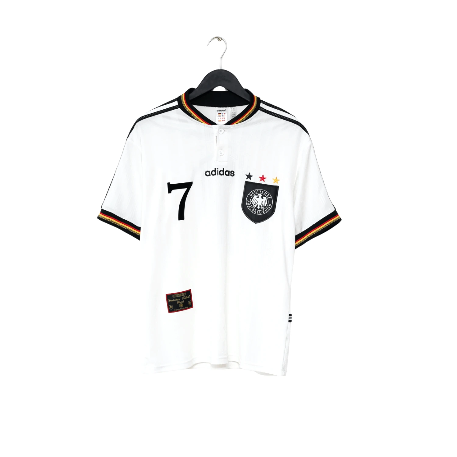 1996/98 MOLLER #7 Germany Retro adidas Originals Home Football Shirt (M) Euro 96(1996 98 moller 7 germany retro adidas originals home football shirt m euro 96) 1996/98 MOLLER #7 Germany Retro Adidas Originals Home Football Shirt (M) Euro 96(1996 98 Moller 7 Germany Retro Adidas Originals Home Football Shirt M Euro 96) -Football Shirt Collective 1996 98 moller 7 germany retro adidas originals home football shirt m euro 96 1131003031
