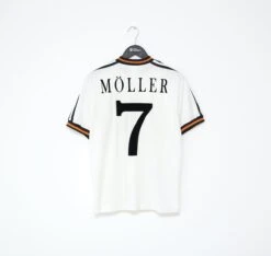 1996/98 MOLLER #7 Germany Vintage Adidas Euro 96 Home Football Shirt Jersey (M)(1996 98 Moller 7 Germany Vintage Adidas Euro 96 Home Football Shirt Jersey M)