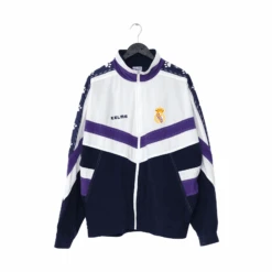 1996/98 REAL MADRID Vintage Kelme Football Track Top Jacket (XL/XXL)(1996 98 Real Madrid Vintage Kelme Football Track Top Jacket Xl Xxl)