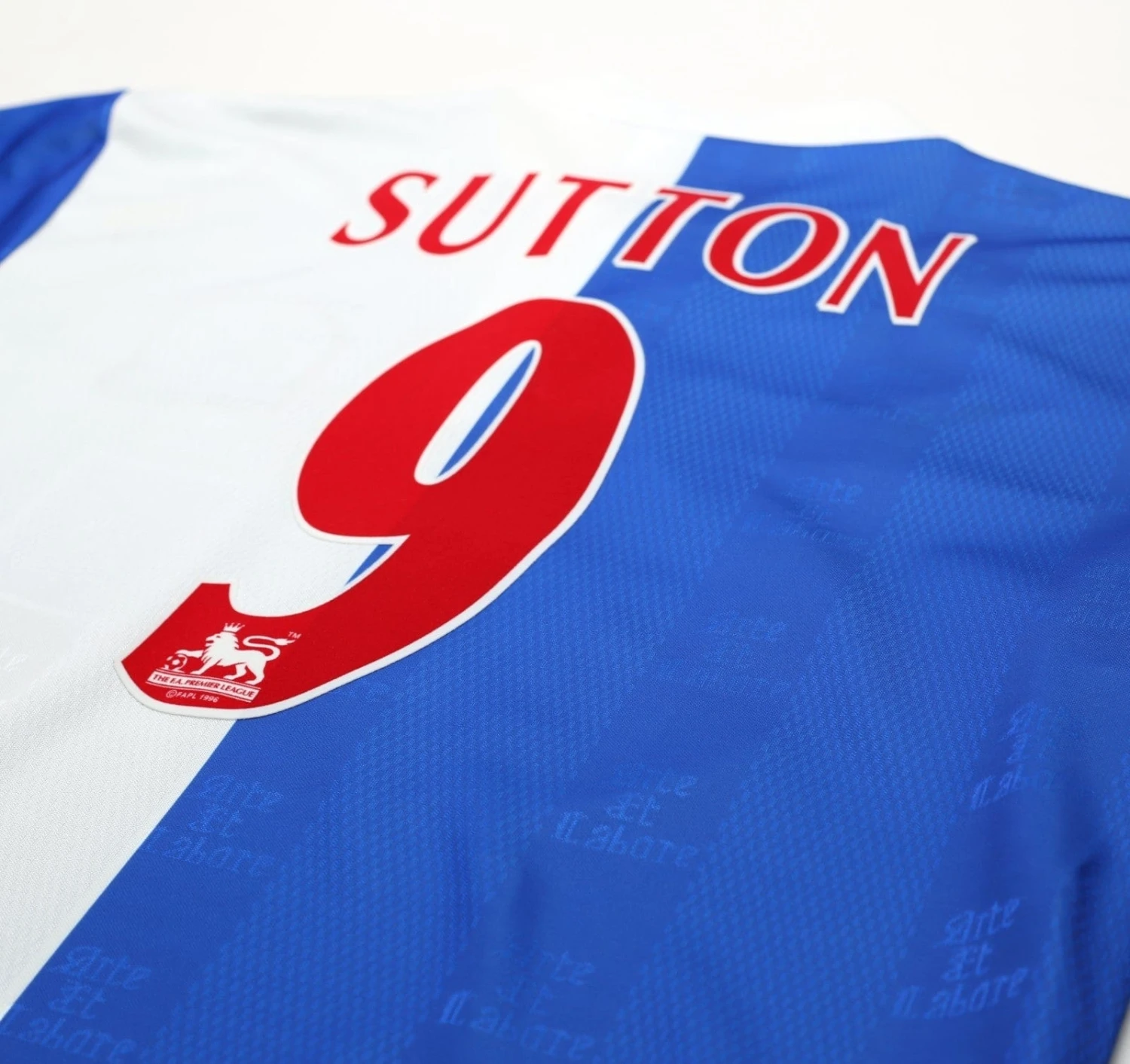 1996/98 SUTTON #9 Blackburn Rovers Vintage ASICS Home Football Shirt (L)(1996 98 sutton 9 blackburn rovers vintage asics home football shirt l) 1996/98 SUTTON #9 Blackburn Rovers Vintage ASICS Home Football Shirt (L)(1996 98 Sutton 9 Blackburn Rovers Vintage Asics Home Football Shirt L) -Football Shirt Collective 1996 98 sutton 9 blackburn rovers vintage asics home football shirt l 1178541944