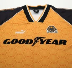 1996/98 WOLVERHAMPTON WANDERERS Vintage PUMA Home Football Shirt (XL) Wolves(1996 98 Wolverhampton Wanderers Vintage Puma Home Football Shirt Xl Wolves) -Football Shirt Collective 1996 98 wolverhampton wanderers vintage puma home football shirt xl wolves 1173179011