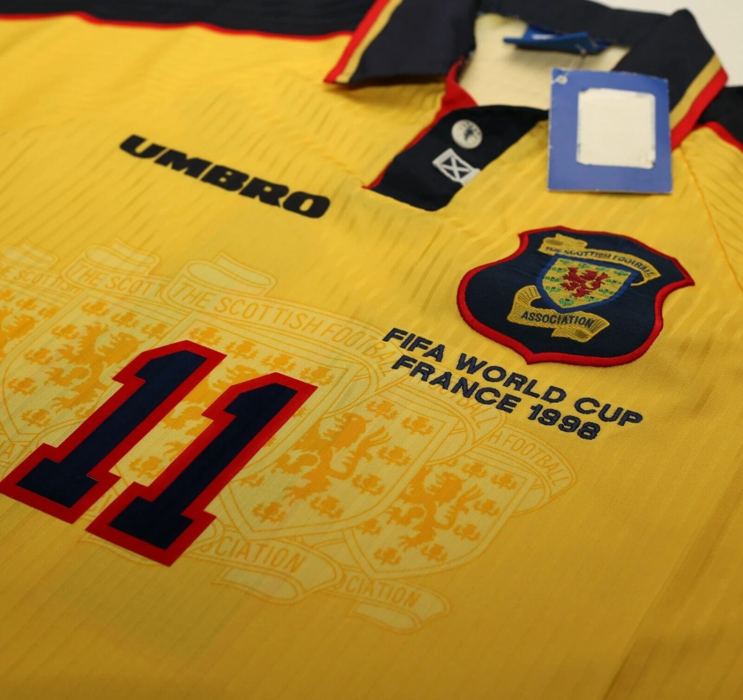 1996/99 COLLINS #11 Scotland Vintage Umbro Away Football Shirt BNWT (M) 1998 WC(1996 99 collins 11 scotland vintage umbro away football shirt bnwt m 1998 wc) 1996/99 COLLINS #11 Scotland Vintage Umbro Away Football Shirt BNWT (M) 1998 WC(1996 99 Collins 11 Scotland Vintage Umbro Away Football Shirt Bnwt M 1998 Wc) -Football Shirt Collective 1996 99 collins 11 scotland vintage umbro away football shirt bnwt m 1998 wc 1145924092