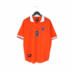 1997/98 BERGKAMP #8 Holland Vintage Nike Home Football Shirt (XL) Netherlands(1997 98 Bergkamp 8 Holland Vintage Nike Home Football Shirt Xl Netherlands)