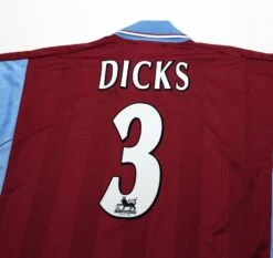 1997/98 DICKS #3 West Ham United Vintage PONY Football Shirt (L)(1997 98 Dicks 3 West Ham United Vintage Pony Football Shirt L) 6 1997/98 DICKS #3 West Ham United Vintage PONY Football Shirt (L)(1997 98 Dicks 3 West Ham United Vintage Pony Football Shirt L) -Football Shirt Collective 1997 98 dicks 3 west ham united vintage pony football shirt l 1178541886