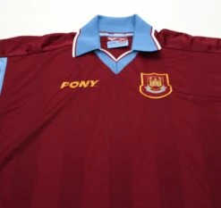 1997/98 DICKS #3 West Ham United Vintage PONY Football Shirt (L)(1997 98 Dicks 3 West Ham United Vintage Pony Football Shirt L) 3 1997/98 DICKS #3 West Ham United Vintage PONY Football Shirt (L)(1997 98 Dicks 3 West Ham United Vintage Pony Football Shirt L) -Football Shirt Collective 1997 98 dicks 3 west ham united vintage pony football shirt l 1178541889