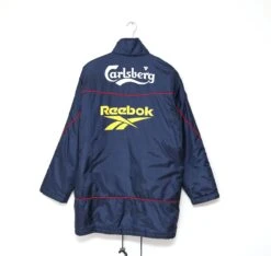 Football Shirt Collective -Football Shirt Collective 1997 98 liverpool vintage reebok football bench coat jacket s m fowler owen 39813063803127