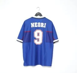 1997/98 NEGRI #9 Rangers Vintage Nike European Home Football Shirt Jersey (XL)(1997 98 Negri 9 Rangers Vintage Nike European Home Football Shirt Jersey Xl)