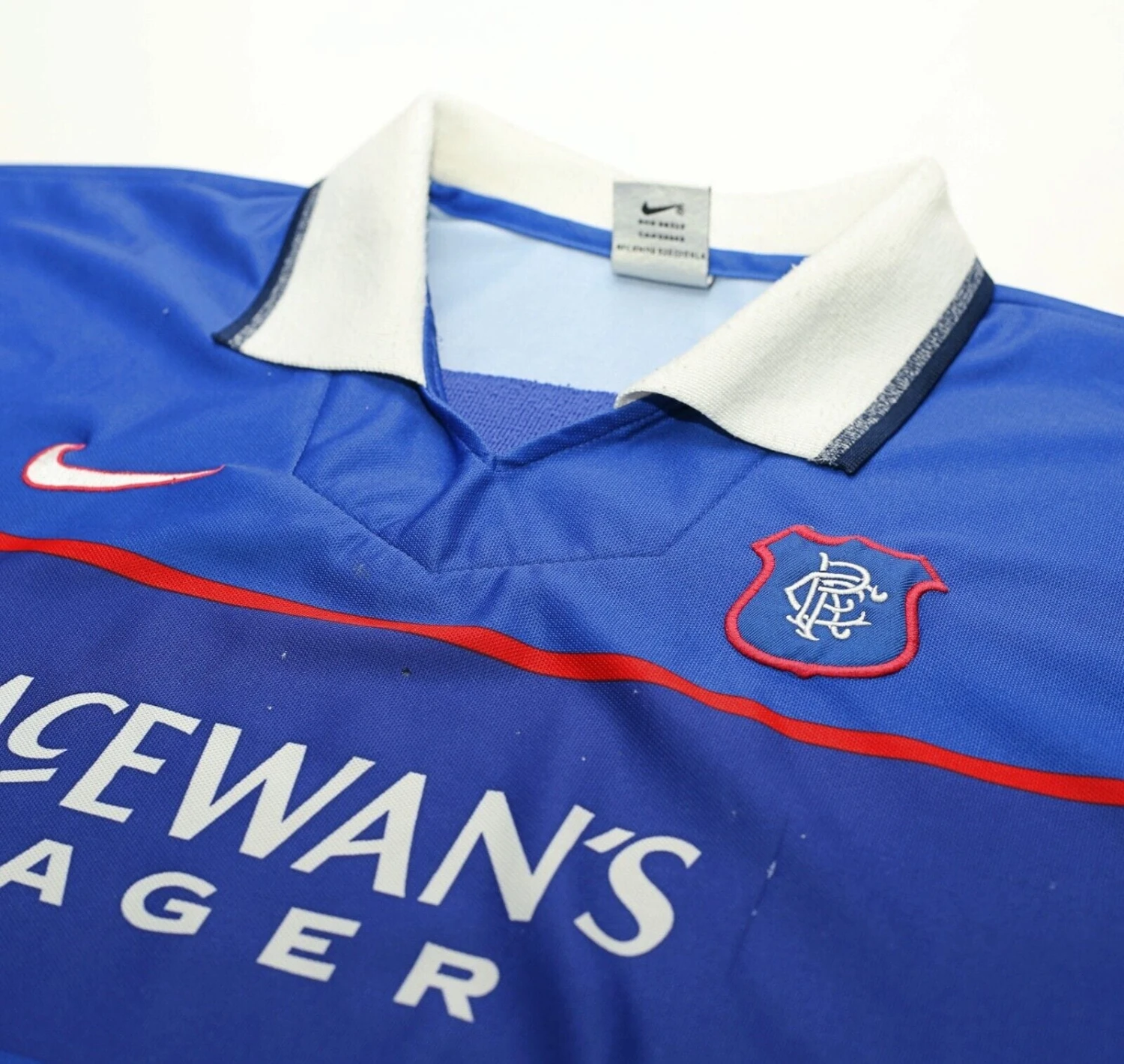 1997/98 NEGRI #9 Rangers Vintage Nike European Home Football Shirt Jersey (XL)(1997 98 negri 9 rangers vintage nike european home football shirt jersey xl) 1997/98 NEGRI #9 Rangers Vintage Nike European Home Football Shirt Jersey (XL)(1997 98 Negri 9 Rangers Vintage Nike European Home Football Shirt Jersey Xl) -Football Shirt Collective 1997 98 negri 9 rangers vintage nike european home football shirt jersey xl 39812688806135