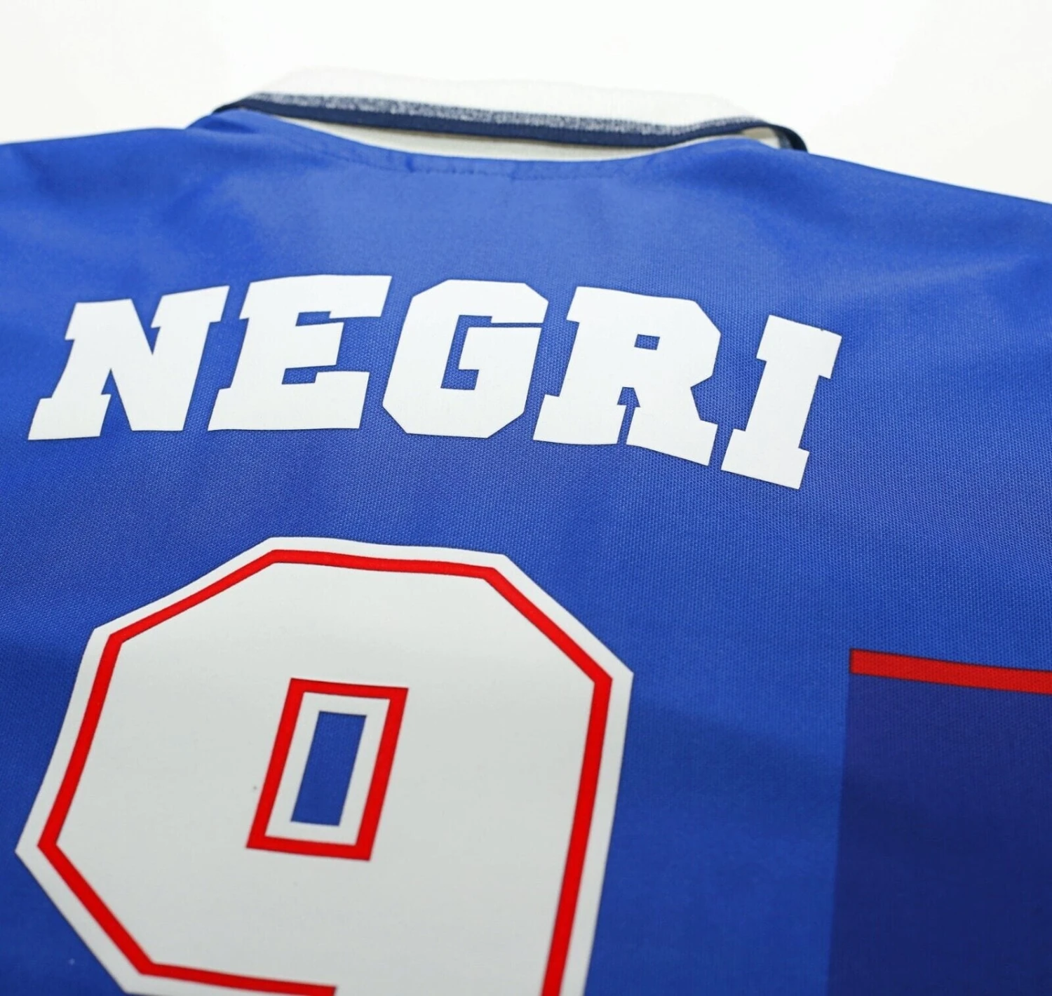 1997/98 NEGRI #9 Rangers Vintage Nike European Home Football Shirt Jersey (XL)(1997 98 negri 9 rangers vintage nike european home football shirt jersey xl) 1997/98 NEGRI #9 Rangers Vintage Nike European Home Football Shirt Jersey (XL)(1997 98 Negri 9 Rangers Vintage Nike European Home Football Shirt Jersey Xl) -Football Shirt Collective 1997 98 negri 9 rangers vintage nike european home football shirt jersey xl 39812688937207