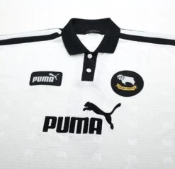 1997/98 Wanchope #9 Derby County Vintage PUMA Home Football Shirt (XXL)(1997 98 Wanchope 9 Derby County Vintage Puma Home Football Shirt Xxl) -Football Shirt Collective 1997 98 wanchope 9 derby county vintage puma home football shirt xxl 58323012124919