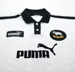 1997/98 Wanchope #9 Derby County Vintage PUMA Home Football Shirt (XXL)(1997 98 Wanchope 9 Derby County Vintage Puma Home Football Shirt Xxl) -Football Shirt Collective 1997 98 wanchope 9 derby county vintage puma home football shirt xxl 58323012157687