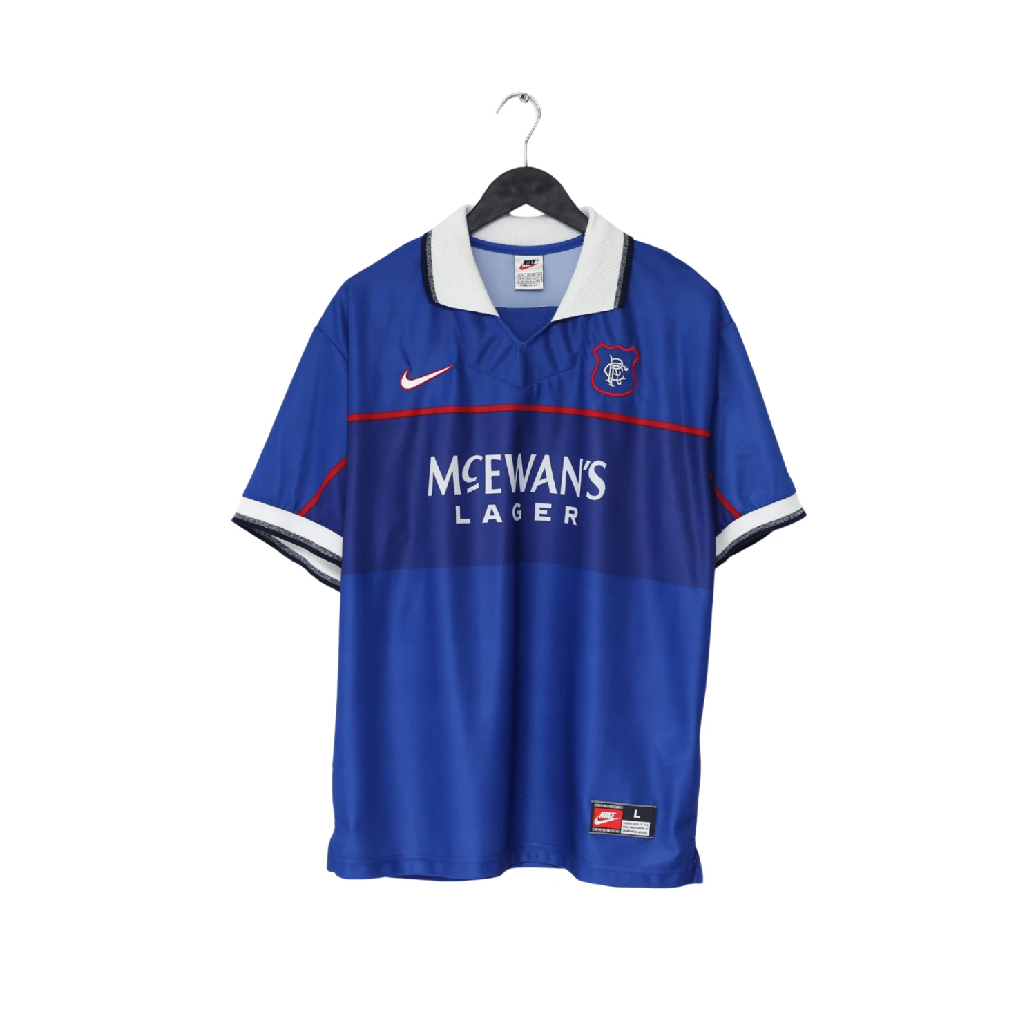 1997/99 LAUDRUP #11 Rangers Vintage Nike Home Football Shirt (L)(1997 99 laudrup 11 rangers vintage nike home football shirt l) 1997/99 LAUDRUP #11 Rangers Vintage Nike Home Football Shirt (L)(1997 99 Laudrup 11 Rangers Vintage Nike Home Football Shirt L) -Football Shirt Collective 1997 99 laudrup 11 rangers vintage nike home football shirt l 1181567026