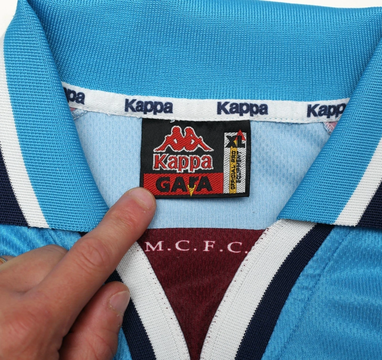 1997/99 MANCHESTER CITY Vintage Kappa Long Sleeve Home Football Shirt (XL)(1997 99 manchester city vintage kappa long sleeve home football shirt xl) 1997/99 MANCHESTER CITY Vintage Kappa Long Sleeve Home Football Shirt (XL)(1997 99 Manchester City Vintage Kappa Long Sleeve Home Football Shirt Xl) -Football Shirt Collective 1997 99 manchester city vintage kappa long sleeve home football shirt xl 1177518883