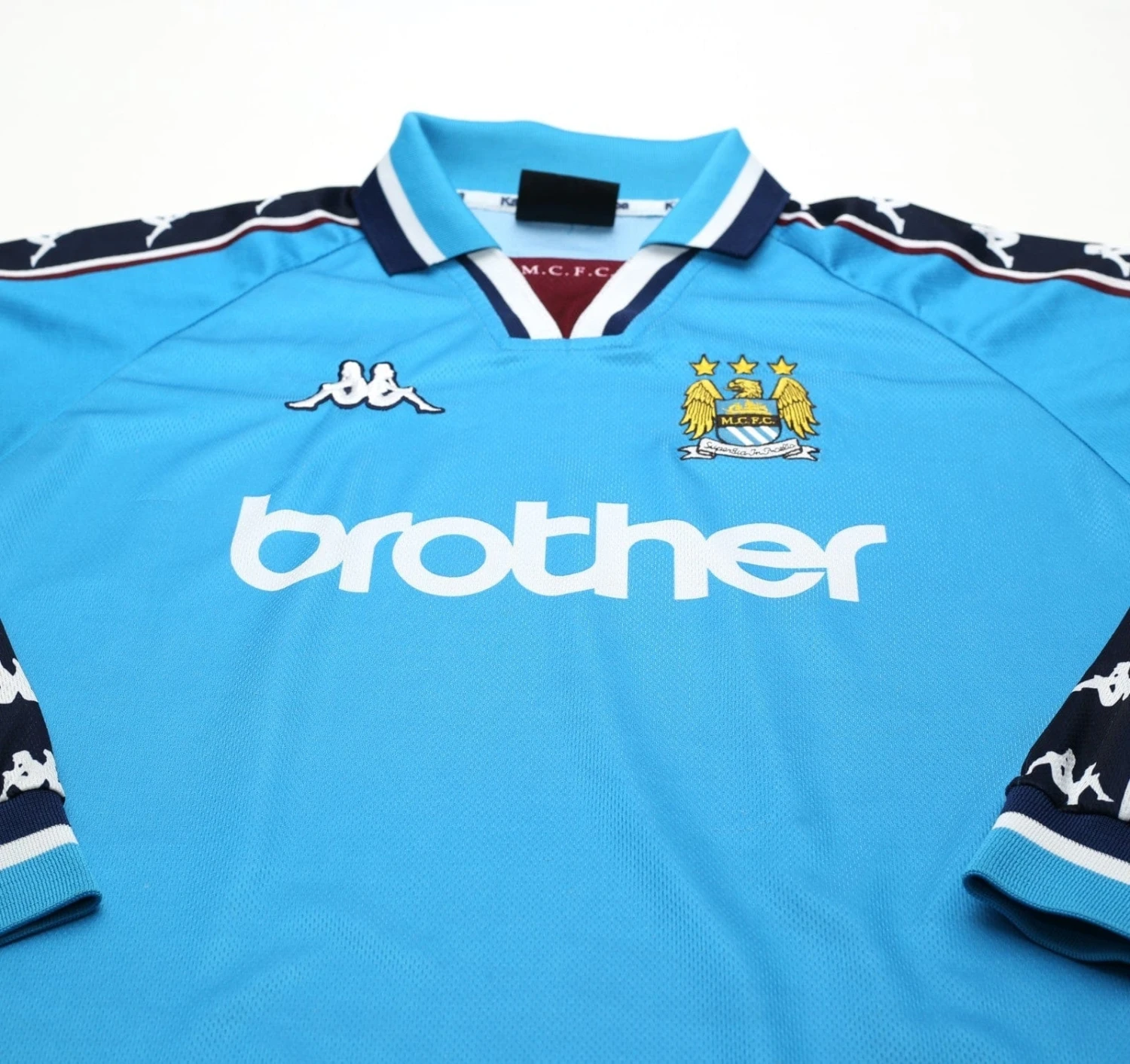 1997/99 MANCHESTER CITY Vintage Kappa Long Sleeve Home Football Shirt (XL)(1997 99 manchester city vintage kappa long sleeve home football shirt xl) 1997/99 MANCHESTER CITY Vintage Kappa Long Sleeve Home Football Shirt (XL)(1997 99 Manchester City Vintage Kappa Long Sleeve Home Football Shirt Xl) -Football Shirt Collective 1997 99 manchester city vintage kappa long sleeve home football shirt xl 1177518891