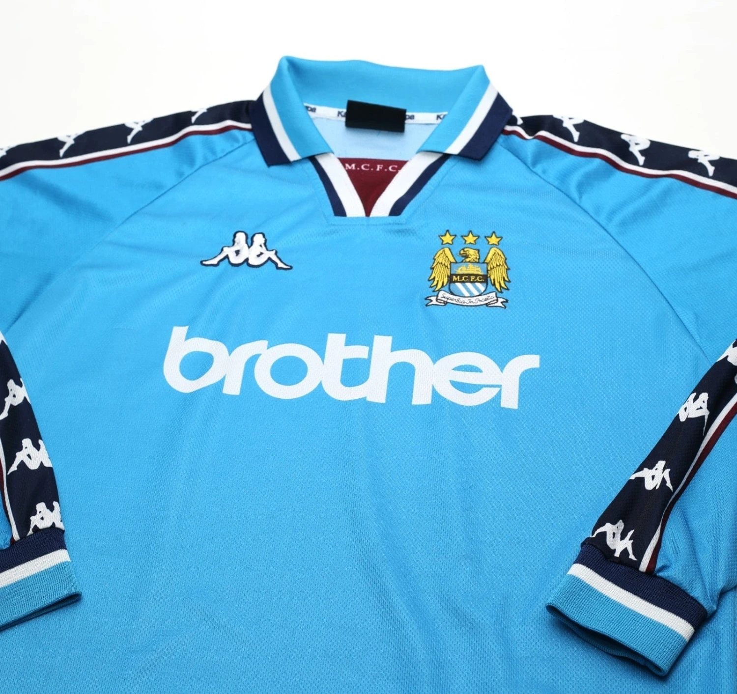 1997/99 MANCHESTER CITY Vintage Kappa Long Sleeve Home Football Shirt (XL)(1997 99 manchester city vintage kappa long sleeve home football shirt xl) 1997/99 MANCHESTER CITY Vintage Kappa Long Sleeve Home Football Shirt (XL)(1997 99 Manchester City Vintage Kappa Long Sleeve Home Football Shirt Xl) -Football Shirt Collective 1997 99 manchester city vintage kappa long sleeve home football shirt xl 1177518892