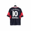 1997/99 Matthaus #10 Bayern Munich Vintage Adidas Home Football Shirt (S)(1997 99 Matthaus 10 Bayern Munich Vintage Adidas Home Football Shirt S)
