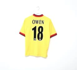 1997/99 OWEN #18 Liverpool Reebok Away Nike Football Shirt (M)(Copy Of 2002 03 Viduka 9 Leeds United Home Nike Football Shirt L)