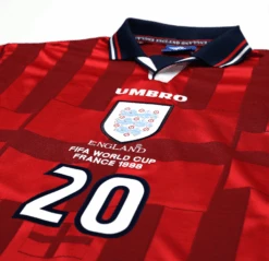 1997/99 OWEN #20 England Vintage Umbro Away Football Shirt (M) World Cup 98(1997 99 Owen 20 England Vintage Umbro Away Football Shirt M World Cup 98) 2 1997/99 OWEN #20 England Vintage Umbro Away Football Shirt (M) World Cup 98(1997 99 Owen 20 England Vintage Umbro Away Football Shirt M World Cup 98) -Football Shirt Collective 1997 99 owen 20 england vintage umbro away football shirt m world cup 98 40865835024631