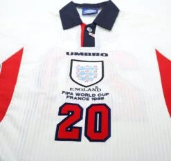 1997/99 OWEN #20 England Vintage Umbro Home Football Shirt (M/L) France WC 98(1997 99 Owen 20 England Vintage Umbro Home Football Shirt M L France Wc 99) -Football Shirt Collective 1997 99 owen 20 england vintage umbro home football shirt m l france wc 98 1169747163